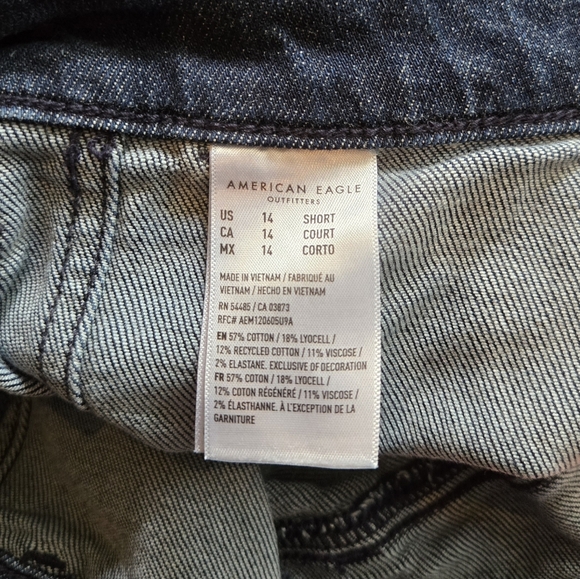 American Eagle High Rise Dreamy Drape Wide-Leg Denim Jeans - Picture 4 of 4